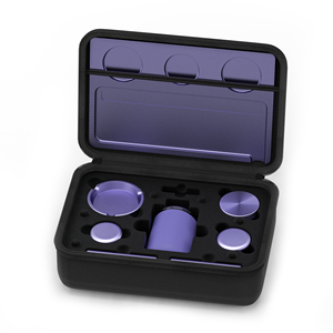 Set per Fumatori VA di Alta Qualità, Kit in Alluminio Stile Moderno, Vari Tipi Personalizzati, Kit per Fumatori Viola per Tabaccherie - Product Image 3