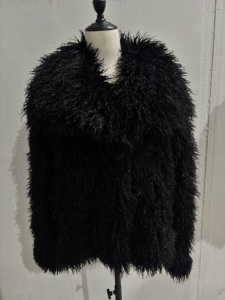 Women's Curly Faux Fur <b>Coat</b> Long Sleeve Open Front <b>Shaggy</b> Plush Winter Jacket Wholesale OEM - Product Image 4
