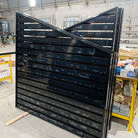 Panneau de clôture extérieur en alliage d'aluminium personnalisé, inspiré de la nature, design moderne, écologique et résistant aux intempéries – Meilleures ventes