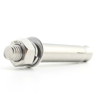 Boulon d'expansion en acier inoxydable 304 M6 M8 M10 M12 M14 M16 avec écrou et rondelle, norme nationale, qualité A, surface polie - Product Image 2