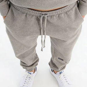 Pantalon de survêtement épais en molleton uni pour jeunes, idéal pour l'automne et l'hiver – Collection <span class=keywords><strong>Fear</strong></span> Pants Dropshipping - Product Image 4