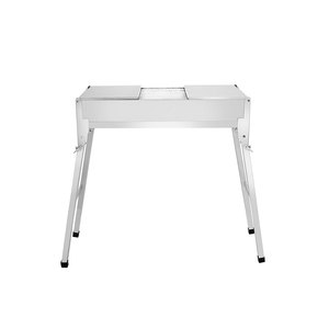 Folding Portable Barbecue Charcoal <strong>Grill</strong> Barbecue Desk <strong>Tabletop</strong> Outdoor Stainless Steel Smoker BBQ for Outdoor Cooking <strong>Camping</strong> - Product Image 2