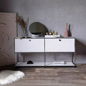 Moderner Edelstahl-Wohnzimmerschrank, Praktisch für Tägliche Aufbewahrung und Exquisit für Inneneinrichtung - Product Image 1