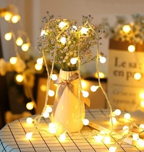 ไฟราวประดับกลางคืนขนาดเล็กไฟวันเกิดสีสันสดใสตกแต่งคริสต์มาสสำหรับโฮมรูม - Product Image 1