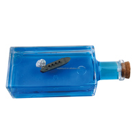 Bouteille flottante décorative, très vendue, pour tableau de bord de voiture, décompression, avec liquide en forme de goutte d'huile et de navire de croisière