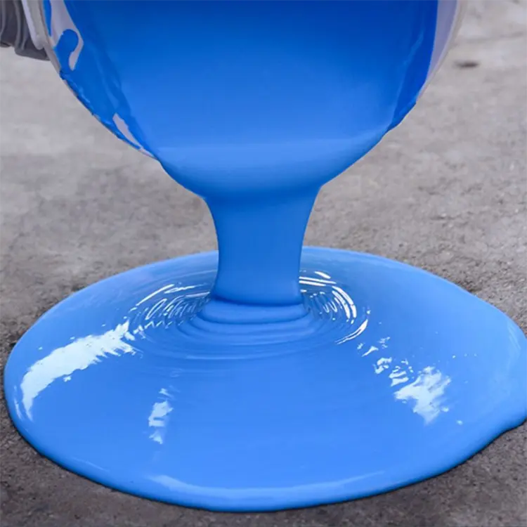 Cách nhiệt Polyurethane nước dựa trên chất lỏng cao su lớp phủ chống thấm cho bê tông mái