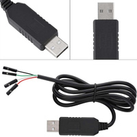 Cable Adaptador Convertidor USB Tipo-C Macho a DB9 Macho RS232 Serial FT232RL+ZT213 con Cubierta de PVC para Micrófono/Altavoz Personalizado