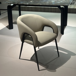 Chaise de salle à manger en acier de luxe italienne pour la maison, les meubles, l'hôtel, le <span class=keywords><strong>restaurant</strong></span>, les banquets, le salon, la réception - Product Image 2