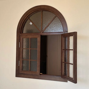 Fenêtre à battant en <span class=keywords><strong>bois</strong></span> et aluminium de style moderne vintage, à ouverture vers l'extérieur, insonorisée, à isolation thermique, de style européen, coulissante - Product Image 5
