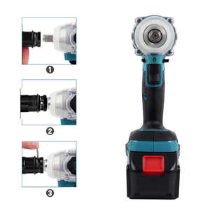 Industrieller Elektrischer Schlagschrauber Bürstenlos Akku 1/2 Zoll Antrieb 18V Lithium-Ionen-Akku 500Nm Max Drehmoment Schrauber Elektrowerkzeug - Product Image 4