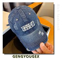 Casquette de baseball en jean délavé rétro très tendance pour femme – Respirante et imperméable, idéale pour toutes les saisons et la protection solaire en extérieur