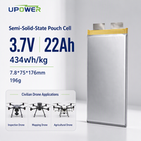 Sel Baterai Pouch NMC ULi 434Wh/kg 3.7V 22Ah Densitas Energi Tinggi untuk UAV Drone Robotika Drone Penyemprot Pertanian