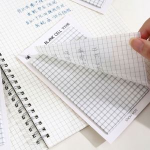 Transparent Sticky Notes Blank Grid for Students Good Stickiness Multiple Sizes <b>Memo</b> <b>Pads</b> With Glue - Product Image 4