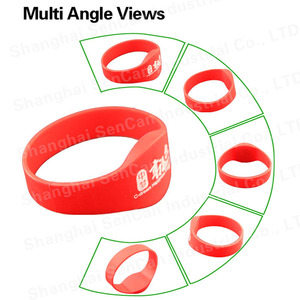 Sencan impermeable ajustable pulsera inteligente 13,56 MHz QR pulseras de silicona banda Nfc - Product Image 2