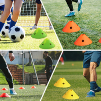 Entraînement sportif Grands cônes de disque d'agilité Marqueur de terrain Cônes d'entraînement de football Cônes d'agilité