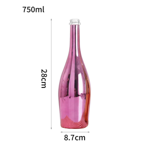 Botellas <span class=keywords><strong>de</strong></span> vino <span class=keywords><strong>de</strong></span> vidrio galvanizadas vacías personalizadas <span class=keywords><strong>de</strong></span> 750ml con muestra gratis <span class=keywords><strong>de</strong></span> sellado <span class=keywords><strong>de</strong></span> corcho - Product Image 5
