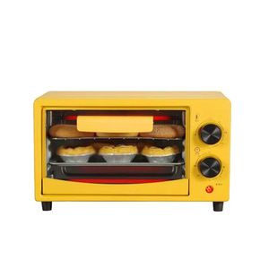 Four électrique compact jaune 11-20L, four à pâtisserie multifonction avec minuterie pour usage domestique en cuisine - Product Image 1