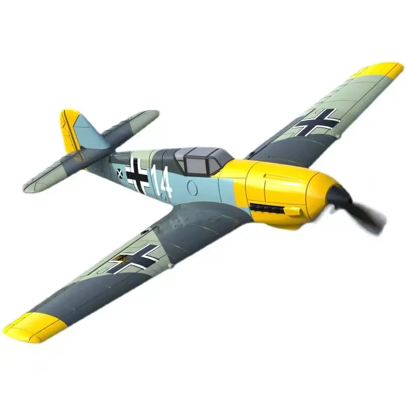 BF109 Rc Warcraft Epp Rtf Vliegtuig 2.4G 6-As Een Sleutel Terugkeer Aerobatic Fixed-Wing Trainer 3D afstandsbediening Drone