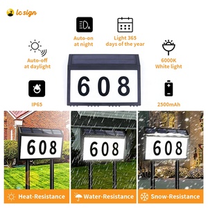 Numéro <span class=keywords><strong>de</strong></span> <span class=keywords><strong>maison</strong></span> solaire LED automatique, éclairage extérieur, numéros <span class=keywords><strong>de</strong></span> <span class=keywords><strong>maison</strong></span> solaire <span class=keywords><strong>pour</strong></span> cour et <span class=keywords><strong>rue</strong></span> - Product Image 3