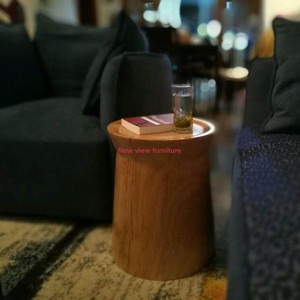 Tavolino Laterale Creativo in Legno Massello di Pino del Fujian, Semplice e Distintivo, Intagliato, per Comodino, <span class=keywords><strong>Angolo</strong></span> Divano, Piccolo Tavolino da Soggiorno - Product Image 2