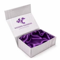 Boîte rigide magnétique One Piece avec doublure intérieure en satin pour bijoux, cosmétiques, montres, perruques et emballages multi-industriels