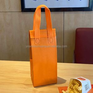Sac de livraison isotherme personnalisé en non-tissé, résistant à l'huile, pour le refroidissement du thé, des gâteaux, des pizzas et des plats à emporter pour restaurants - Product Image 5