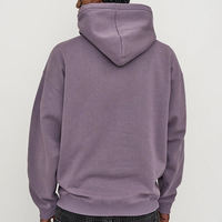 Ensemble 2 pièces OEM en gros : Sweat à capuche oversize et pantalon de survêtement pour homme, en molleton de coton épais noir délavé, style minimaliste