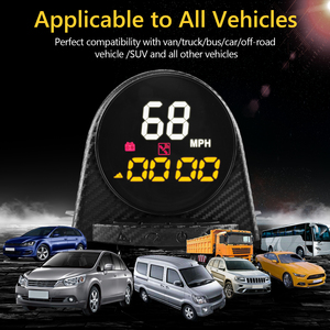 AUTOOL X70 Affichage tête haute GPS pour voiture, système numérique LED d'altitude et d'heure, alarme de survitesse KMH PMH <span class=keywords><strong>HUD</strong></span> - Product Image 4