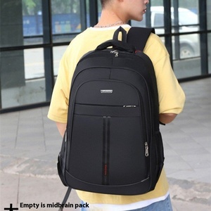 Công Suất Lớn Người Đàn Ông Của Kinh Doanh Du Lịch Ba Lô Đơn Giản Phong Cách Oxford Không Thấm Nước Tính Năng Dây Kéo Máy Tính Xách Tay Tương Thích Túi Đi Học Cho - Product Image 4