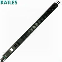 KAILES (KLS) Série K44S Monophasé 32A Surveillance CA IP PDU 12 Prises Norme Allemande Boîtier en Aluminium Utilisation Industrielle Vente Chaude