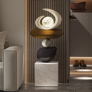 Sculpture de sol sur mesure de grande taille, objet décoratif pour le salon, le meuble TV ou le canapé, cadeau de pendaison de crémaillère - Product Image 6