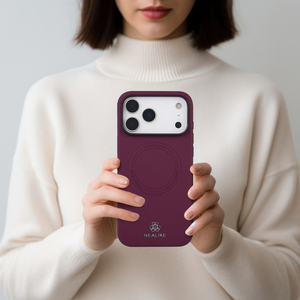 Étui de téléphone en cuir PU motif Saffiano, design magnétique sans fil élégant et fin, pour iPhone 17 Pro Max et <span class=keywords><strong>Samsung</strong></span> S25 - Product Image 5