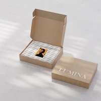 Cajas de Envío Personalizadas de Fábrica Nova, Muestra Gratuita, Embalaje de Correo, Impresión de Ropa, Cajas de Cartón Corrugado Personalizadas para Pelucas con Logotipo