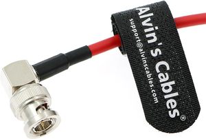 Alvin's <strong>Cables</strong> 12G <strong>SDI</strong> Flexible Coaxial <strong>Cable</strong> BNC Male Male Right Angle Shielded 75 Ohm PVC 4K Video Camera <strong>Cable</strong> for RED Komodo - Product Image 4