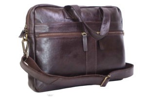 Nouveauté Sac pour ordinateur portable en cuir véritable pour homme Grande capacité Cuir de vachette pleine fleur Logo personnalisé Vente en gros - Product Image 2