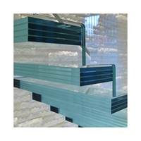Escalier en verre PRIMA Fashion avec design cantilever dissimulé pour l'intérieur de la maison