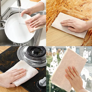 Paños de Cocina Mágicos Antiadherentes, Paños de Limpieza de Fibra de Luffa Natural, Toallas de Fregado Súper Absorbentes, Venta al por Mayor - Product Image 5