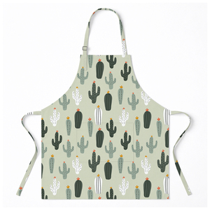 Grembiule da Cucina in Cotone Slub Personalizzato OEM, Stampa Digitale Reattiva, Basso MOQ, Direttamente dalla Fabbrica per Acquirenti Commerciali - Product Image 2