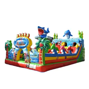儿童大型蹦床公园户外森林主题游乐场空中模型游乐设备城堡