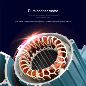 रेसन एचजी श्रृंखला उच्च दक्षता एयर पंप-शुद्ध तांबा मोटर और मिश्र धातु इम्पेल्लर, एक्वाकल्चर के लिए कम शोर बड़े एयरफ्लो - Product Image 2
