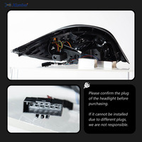 Feu arrière pour BMW Série 5 E60 2003-2010, style écailles de dragon, feu arrière LED avec clignotant séquentiel, pièce de rechange aftermarket