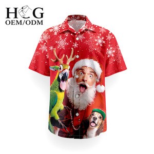 Camisa Hawaiana Holgada para <span class=keywords><strong>Hombre</strong></span>, Estilo Casual de Playa, Popelina, Manga Corta, Transpirable, Antiarrugas, Éxito de Ventas - Product Image 1