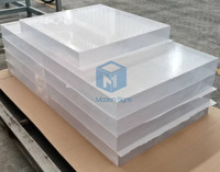 Feuille de panneau d'aquarium acrylique en plastique transparent de haute qualité de grande taille 100mm 80mm