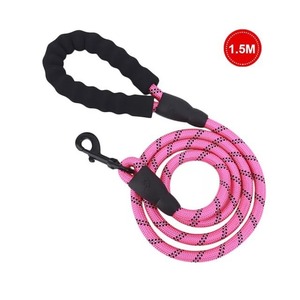 New Dog Traction Rope Pet Nylon Round Rope Foam Reflective Dog Drawstring Medium Large Dog Chain Multicolor - Product Image 1