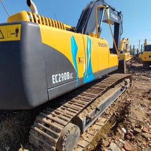 Excavadora de cadenas Volvo EC290 usada, 29 toneladas, cucharón de 1.3m³, marca sueca original, excavadora grande para construcción, pocas horas de uso, certificación CE - Product Image 4