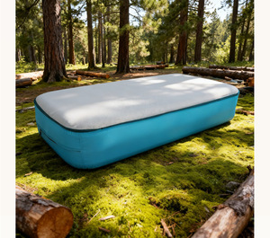 Colchón de Aire Inflable con Cubierta de Tela de Algodón, Bomba Integrada y Cubierta Eléctrica Desmontable para Uso en Camping y Hogar - Product Image 6