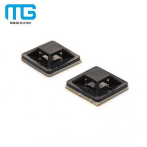 Noir et blanc pas facile au vieillissement résistance à la corrosion attache-câble supports - Product Image 2