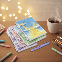 Carnets spirales personnalisés A4, A5, A6 en gros, reliure métallique, couverture en papier kraft, écologiques, avec logo personnalisé, directement de l'usine