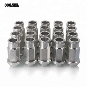 Écrous de roue en <span class=keywords><strong>aluminium</strong></span> 12x1.25MM à extrémité ouverte bleus D1 Racing - Product Image 2