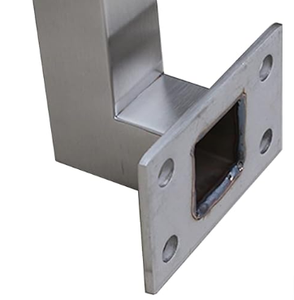 Moderne ringhiere in vetro senza cornice Design per esterni in legno, corrimano in vetro con intaglio, ringhiera - Product Image 3